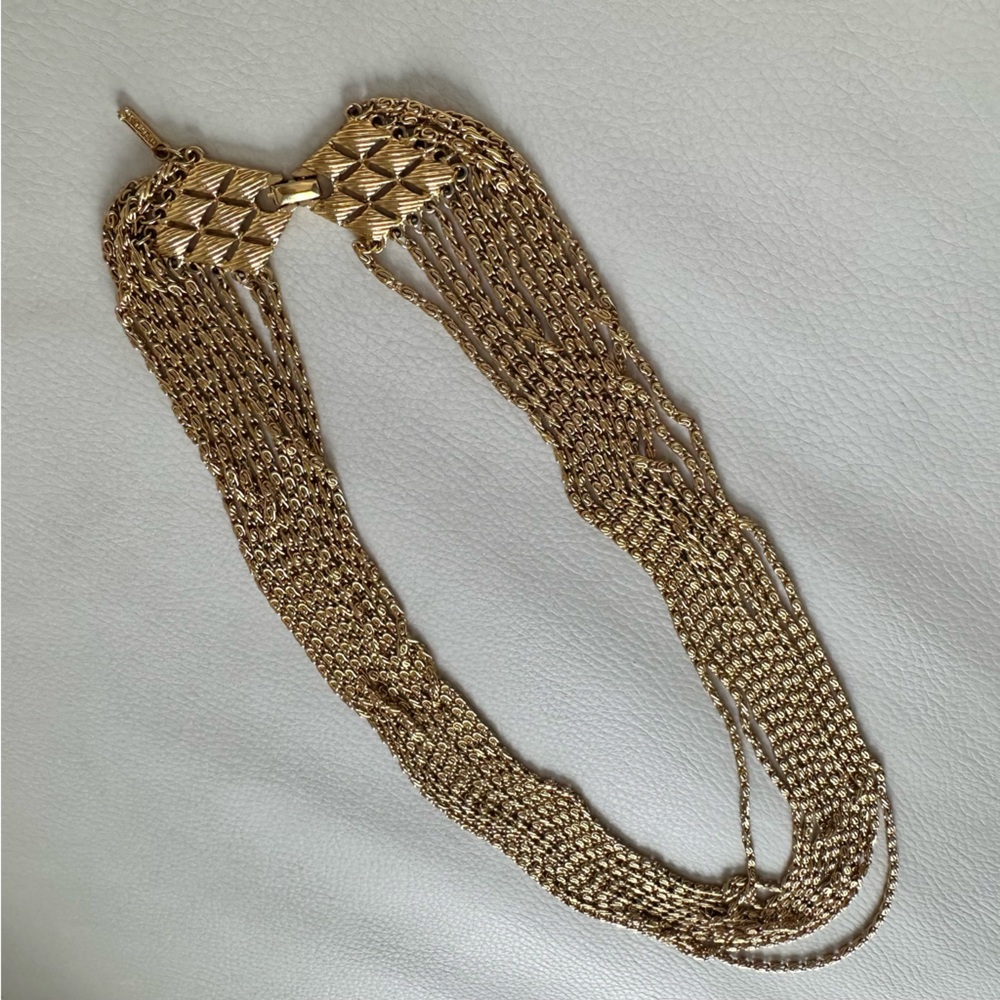 D’Orlan Vintage Multiplayer Chain Necklace